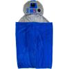 imageJay Franco Star Wars R2D2 Hooded Blanket  2in1 Wearable Kids Plush Blanket  Fade Resistant Polyester 50quot x 30quot Offical Star Wars Product