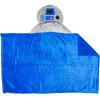 imageJay Franco Star Wars R2D2 Hooded Blanket  2in1 Wearable Kids Plush Blanket  Fade Resistant Polyester 50quot x 30quot Offical Star Wars Product