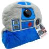imageJay Franco Star Wars R2D2 Hooded Blanket  2in1 Wearable Kids Plush Blanket  Fade Resistant Polyester 50quot x 30quot Offical Star Wars Product