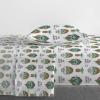 imageJay Franco Star Wars The Mandalorian The Child Queen Sheet Set  4 Piece Set Super Soft and Cozy Kids Bedding Features Baby Yoda Grogu  Fade Resistant Microfiber Sheets Official Star Wars ProductWhite  Mandalorian