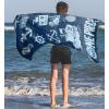 imageJay Franco Strawberry Shortcake Bath Pool Beach Towel  Super Soft and Absorbent 100 Cotton Towel Measures 28 x 58 InchesBlue  One Piece