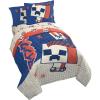 imageJay Franco Disney Moana Queen Comforter Set  7 Piece Bedding Includes Sheet Set ampamp Pillow Covers  Super Soft Floral Kids BeddingBlue  Minecraft 01