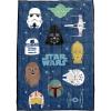 imageJay Franco Star Wars Heroes ampamp Villains Weighted Blanket 5 lbs  Measures 36 x 48 inches Kids Bedding Features Darth Vader ampamp Chewbacca  Fade Resistant Super Soft Velboa Official Star Wars Product