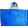 imageJay Franco Star Wars R2D2 Hooded Blanket  2in1 Wearable Kids Plush Blanket  Fade Resistant Polyester 50quot x 30quot Offical Star Wars Product