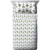 imageJay Franco Star Wars The Mandalorian The Child Queen Sheet Set  4 Piece Set Super Soft and Cozy Kids Bedding Features Baby Yoda Grogu  Fade Resistant Microfiber Sheets Official Star Wars ProductWhite  Mandalorian