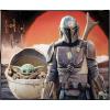 imageJay Franco Star Wars The Mandalorian Where I Go He Goes Room Rug  Large Area Rug Measures 4 x 5 Feet Features Grogu Baby Yoda Offical Star Wars Product