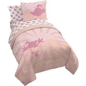 imageJay Franco Disney Moana Queen Comforter Set  7 Piece Bedding Includes Sheet Set ampamp Pillow Covers  Super Soft Floral Kids BeddingPink  Minnie Mouse 01