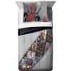 imageJay Franco Marvel Deadpool Bite Me Full Comforter ampamp Sham Set  Super Soft Kids Bedding  Fade Resistant Microfiber Official Marvel Product