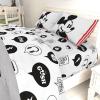 imageDisney Mickey Mouse Jersey Full Sheet Set  4 Piece Set Super Soft Kids Bedding Features Mickey  Fade Resistant Polyester Microfiber Sheets Official Product