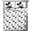 imageDisney Mickey Mouse Jersey Full Sheet Set  4 Piece Set Super Soft Kids Bedding Features Mickey  Fade Resistant Polyester Microfiber Sheets Official Product