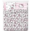 imageJay Franco Sheet Set Includes Sheets and Pillow Cover  100 Microfiber Bedding and Room Decor Multi  Hello Kitty 4 Piece King