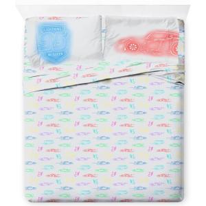 imageJay Franco Kids Sheet Set Includes Sheets and Pillow Cover  100 Microfiber Bedding and Room Decor Gray  Cars 4 Piece Full