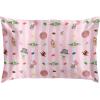 imageJay Franco Satin Pillowcase  Standard Size 20x30 Inch Silky Soft Premium Pillow Cover Pink  Strawberry ShortcakePink  Harry Potter