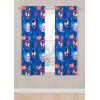 imageJay Franco Window Curtains for Kids Bedroom 4Piece Drape Set with 2 Tiebacks Blue  Spidey ampamp His Amazing Friends 42quot W x 63quot L Pack of 2Blue  Spidey  His Amazing Friends