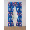 imageJay Franco Window Curtains for Kids Bedroom 4Piece Drape Set with 2 Tiebacks Blue  Spidey ampamp His Amazing Friends 42quot W x 63quot L Pack of 2Blue  Spidey  His Amazing Friends