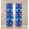 imageJay Franco Window Curtains for Kids Bedroom 4Piece Drape Set with 2 Tiebacks Blue  Spidey ampamp His Amazing Friends 42quot W x 63quot L Pack of 2Blue  Spidey  His Amazing Friends