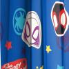 imageJay Franco Window Curtains for Kids Bedroom 4Piece Drape Set with 2 Tiebacks Blue  Spidey ampamp His Amazing Friends 42quot W x 63quot L Pack of 2Blue  Spidey  His Amazing Friends