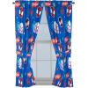 imageJay Franco Window Curtains for Kids Bedroom 4Piece Drape Set with 2 Tiebacks Blue  Spidey ampamp His Amazing Friends 42quot W x 63quot L Pack of 2Blue  Spidey  His Amazing Friends