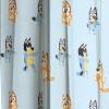 imageJay Franco Window Curtains for Kids Bedroom 4Piece Drape Set with 2 Tiebacks Blue  Spidey ampamp His Amazing Friends 42quot W x 63quot L Pack of 2Blue  Bluey  Bingo