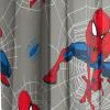 imageJay Franco Window Curtains for Kids Bedroom 4Piece Drape Set with 2 Tiebacks Blue  Spidey ampamp His Amazing Friends 42quot W x 63quot L Pack of 2Grey  Spiderman