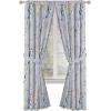 imageJay Franco Window Curtains for Kids Bedroom 4Piece Drape Set with 2 Tiebacks Blue  Spidey ampamp His Amazing Friends 42quot W x 63quot L Pack of 2Grey  Bluey