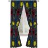 imageJay Franco Window Curtains for Kids Bedroom 4Piece Drape Set with 2 Tiebacks Blue  Spidey ampamp His Amazing Friends 42quot W x 63quot L Pack of 2Grey  Marvel Comics
