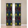 imageJay Franco Window Curtains for Kids Bedroom 4Piece Drape Set with 2 Tiebacks Blue  Spidey ampamp His Amazing Friends 42quot W x 63quot L Pack of 2Grey  Marvel Comics