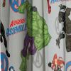 imageJay Franco Window Curtains for Kids Bedroom 4Piece Drape Set with 2 Tiebacks Blue  Spidey ampamp His Amazing Friends 42quot W x 63quot L Pack of 2Grey  Avengers