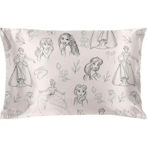 imageJay Franco Satin Pillowcase  Standard Size 20x30 Inch Silky Soft Premium Pillow Cover Pink  Strawberry ShortcakeBeige  Disney Princess