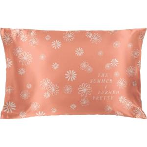 imageJay Franco Satin Pillowcase  Standard Size 20x30 Inch Silky Soft Premium Pillow Cover Pink  Strawberry ShortcakeCoral  the Summer I Turned Pretty