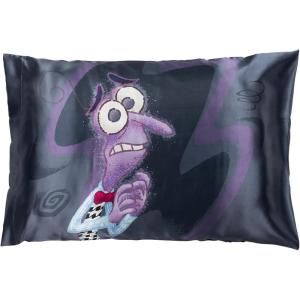 imageJay Franco Satin Pillowcase  Standard Size 20x30 Inch Silky Soft Premium Pillow Cover Pink  Strawberry ShortcakeDark Grey  Fear