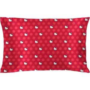 imageJay Franco Satin Pillowcase  Standard Size 20x30 Inch Silky Soft Premium Pillow Cover Pink  Strawberry ShortcakeRed  Hello Kitty
