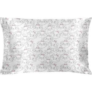 imageJay Franco Satin Pillowcase  Standard Size 20x30 Inch Silky Soft Premium Pillow Cover Pink  Strawberry ShortcakeWhite  Aristocats Marie