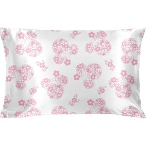 imageJay Franco Satin Pillowcase  Standard Size 20x30 Inch Silky Soft Premium Pillow Cover Pink  Strawberry ShortcakeWhite  Minnie Mouse