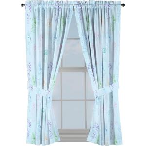 imageJay Franco Window Curtains for Kids Bedroom 4Piece Drape Set with 2 Tiebacks Blue  Spidey ampamp His Amazing Friends 42quot W x 63quot L Pack of 2Blue  Bluey