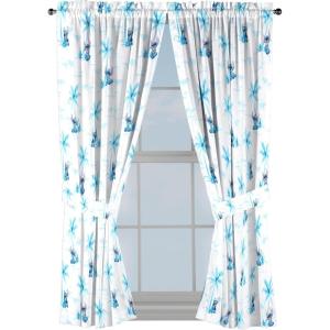 imageJay Franco Window Curtains for Kids Bedroom 4Piece Drape Set with 2 Tiebacks Blue  Spidey ampamp His Amazing Friends 42quot W x 63quot L Pack of 2White  Lilo  Stitch