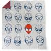 imageJay Franco Gilmore Girls Feather Knit Fluffy Throw Blanket  Measures 50 x 60 Inch Super Soft Lightweight BeddingGray  Spiderman