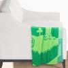 imageJay Franco Gilmore Girls Feather Knit Fluffy Throw Blanket  Measures 50 x 60 Inch Super Soft Lightweight BeddingGreen  Minecraft