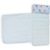 imageJay Franco Toddler Nap Mat with Builtin Pillow and Blanket  Soft 46 x 20inch Microfiber Kids Sleeping Bag for School or Sleepover Blue  Bluey ampamp Bingo