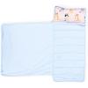 imageJay Franco Toddler Nap Mat with Builtin Pillow and Blanket  Soft 46 x 20inch Microfiber Kids Sleeping Bag for School or Sleepover Pink  Bluey ampamp Bingo