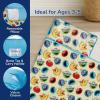 imageJay Franco Toddler Nap Mat with Builtin Pillow and Blanket  Soft 46 x 20inch Microfiber Kids Sleeping Bag for School or Sleepover Yellow  Sesame Street
