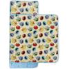 imageJay Franco Toddler Nap Mat with Builtin Pillow and Blanket  Soft 46 x 20inch Microfiber Kids Sleeping Bag for School or Sleepover Yellow  Sesame Street