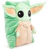 imageJay Franco Disney Minnie Mouse 3D Snuggle Pillow  Super Soft  Measures 15 Inches Official Disney ProductGreen  Mandalorian
