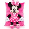 imageJay Franco Disney Minnie Mouse 3D Snuggle Pillow  Super Soft  Measures 15 Inches Official Disney ProductPink  Minnie Mouse