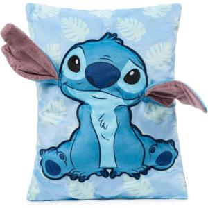 imageJay Franco Disney Minnie Mouse 3D Snuggle Pillow  Super Soft  Measures 15 Inches Official Disney ProductBlue  Stitch 02