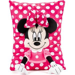 imageJay Franco Disney Minnie Mouse 3D Snuggle Pillow  Super Soft  Measures 15 Inches Official Disney ProductPink  Minnie Mouse 02