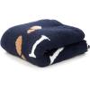 imageJay Franco Disney Mickey Mouse Faces Feather Knit Fluffy Throw Blanket  Fuzzy Blanket Measures 50 x 60 Inch  Super Soft Lightweight BeddingDark Blue  Harry Potter