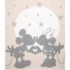 imageJay Franco Disney Mickey Mouse Faces Feather Knit Fluffy Throw Blanket  Fuzzy Blanket Measures 50 x 60 Inch  Super Soft Lightweight BeddingGray  Mickey  Minnie