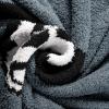 imageJay Franco Disney Mickey Mouse Faces Feather Knit Fluffy Throw Blanket  Fuzzy Blanket Measures 50 x 60 Inch  Super Soft Lightweight BeddingGray  Mickey Mouse