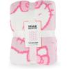 imageJay Franco Disney Mickey Mouse Faces Feather Knit Fluffy Throw Blanket  Fuzzy Blanket Measures 50 x 60 Inch  Super Soft Lightweight BeddingPink  Hello Kitty 02